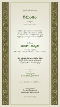 బాగ్ డిజైన్, తెలుగు