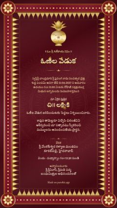 కంచి పట్టు డిజైన్, తెలుగు